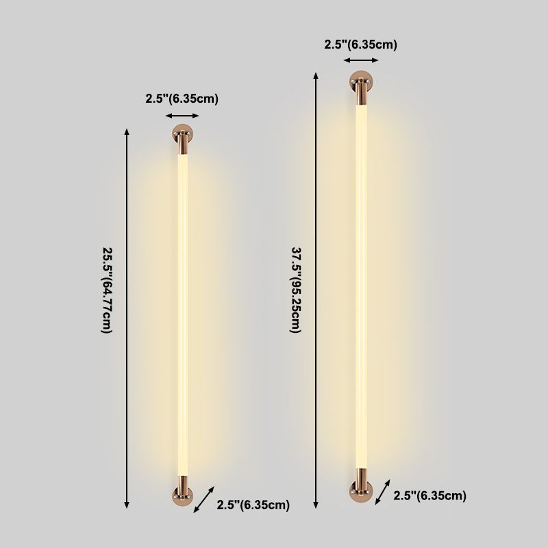 Iluminación de pared de pared acrílica en forma de barra de pared LED minimalista para pasillo