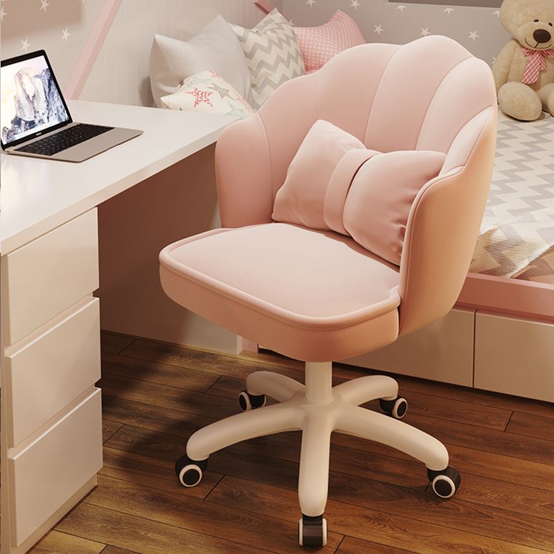 Fabric Desk Chair Modern Armless Office Chair for Home Office