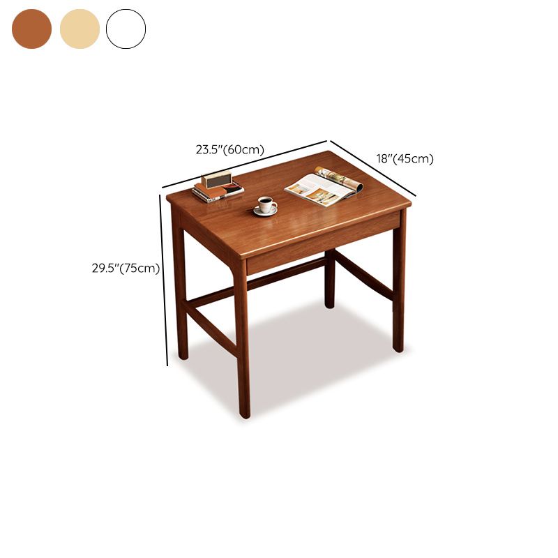 Wood Writing Desk Kids Desk and Chair Set 17.7" Width Kids Desk