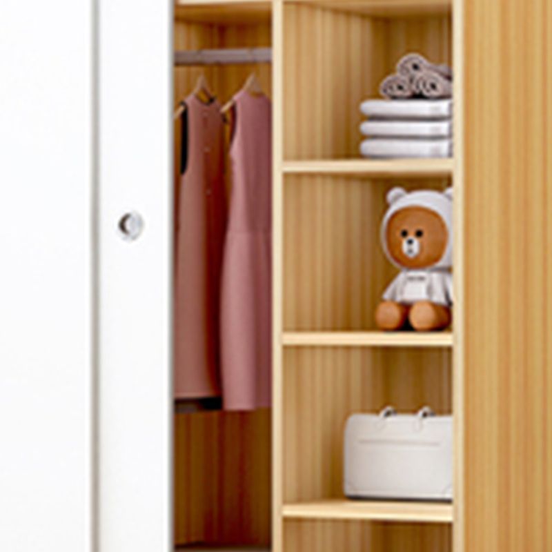 Modern Style Wardrobe Armoire Wooden Wardrobe Closet With Doors