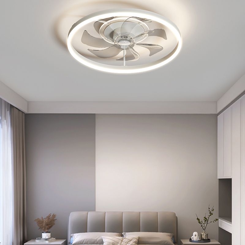 2 Light Ceiling Fan Lighting Modern Style Metal Ceiling Fan Light for Living Room