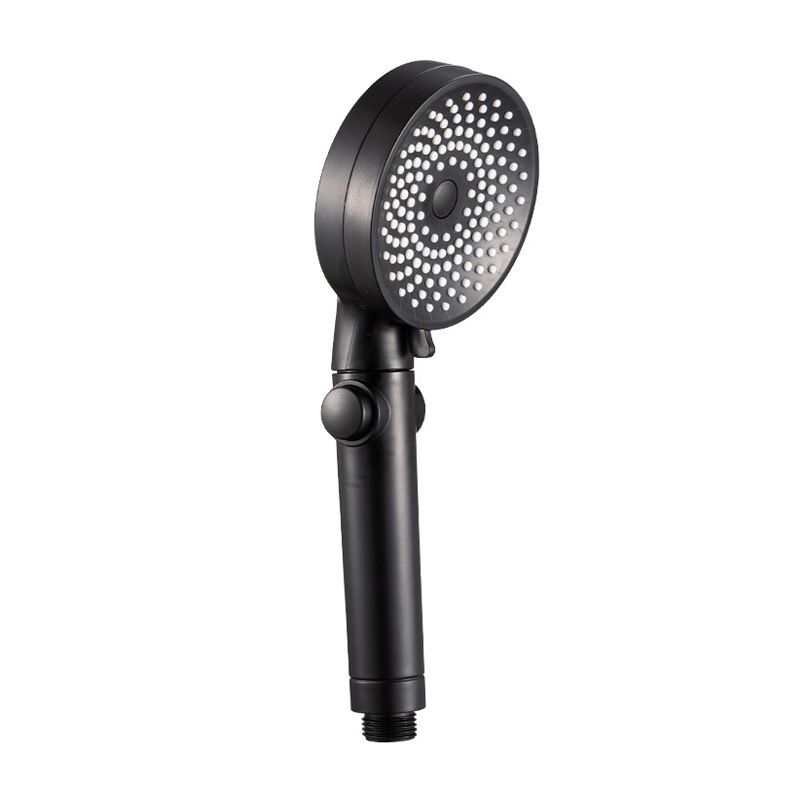 Contemporary Round Shower Head Combo Handheld Shower Head 9.8 Inch H Spray Head