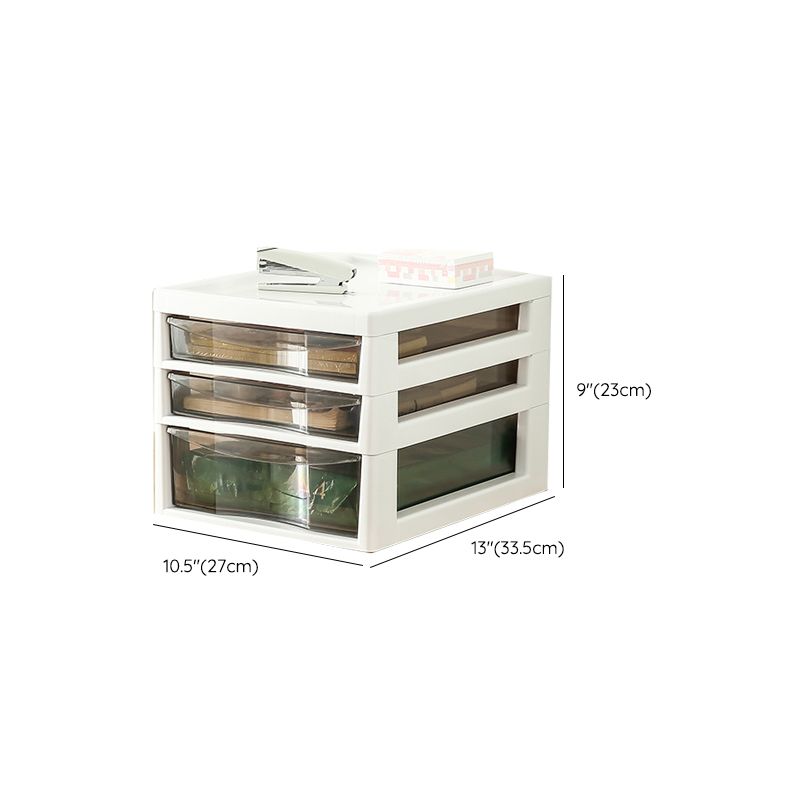 Modern Transparent Filing Cabinet Vertical Plastic Drawers Filing Cabinet