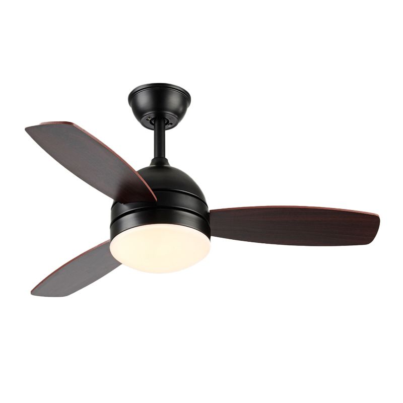 Nordic Style Iron Ceiling Fan Lamp 3th Gears Adjustment Ceiling Fan Light for Bedroom