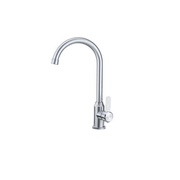 Modern Pulldown Sprayer Water Filler One Handle High Arch Kitchen Faucet with Deck Plate