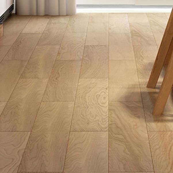 Contemporary Oak Laminate Flooring Scratch Resistant in Flaxen Spalted