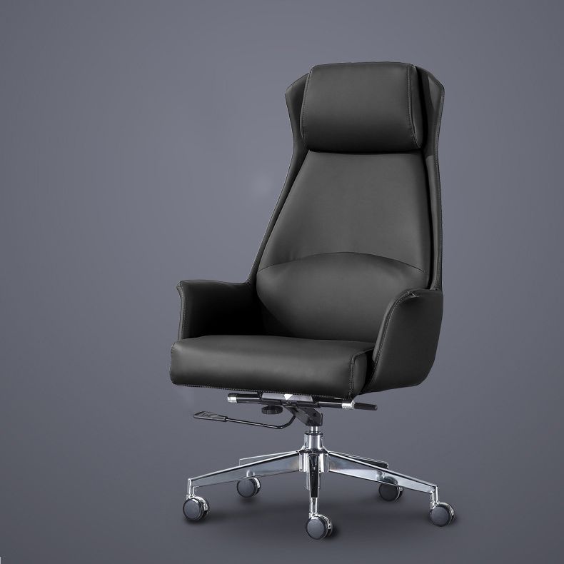 20" Wide Modern Managers Chair Leather High Back Executive Chair