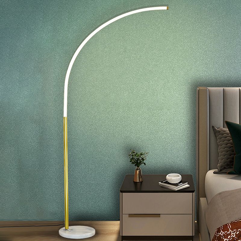 Minimalist Line Art Floor Lighting Acrylic Bedroom LED Floor Standing Light