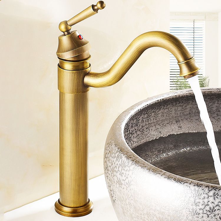 Farmhouse Wide Spread Bathroom Faucet Vintage Single Hole Lavatory Faucet