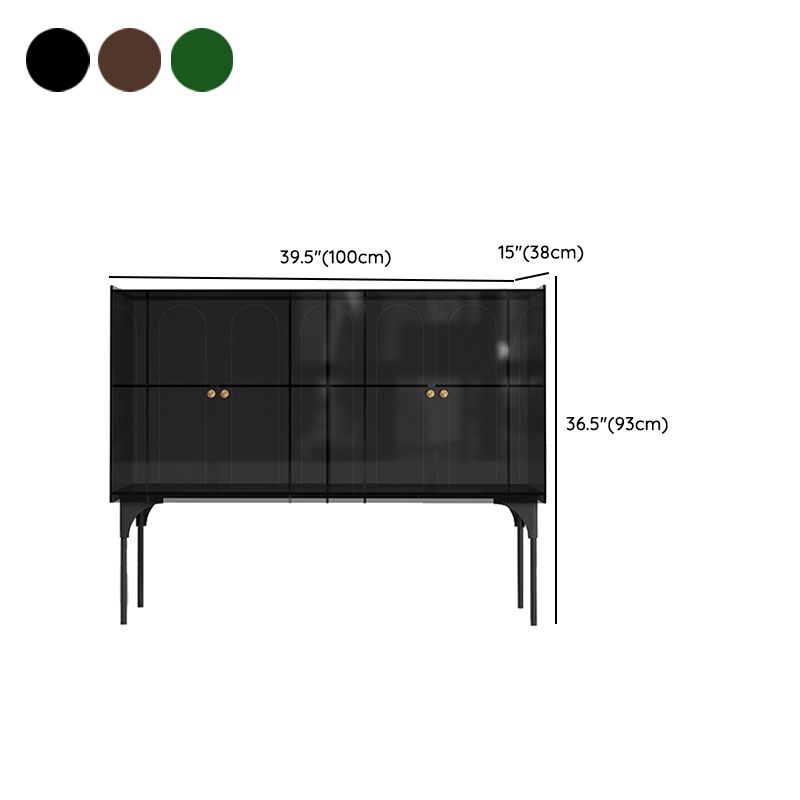 Modern Acrylic Living Room Sideboard Cabinet 15-inch Wide Credenza