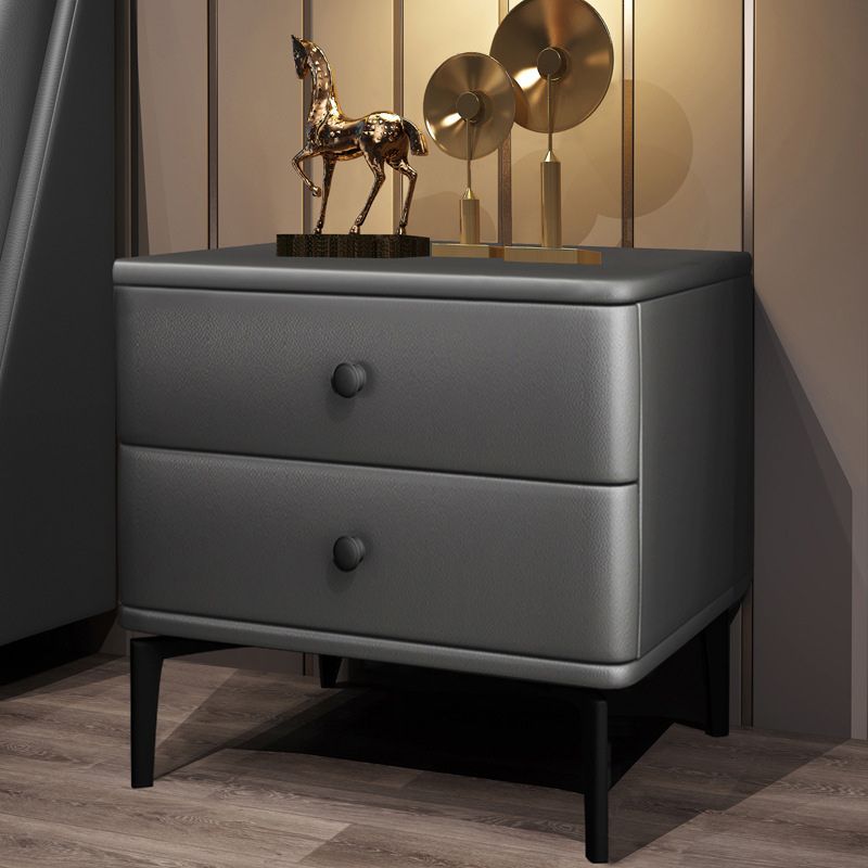 Solid Wood Nightstand Drawer Storage Bedside Cabinet for Bedroom