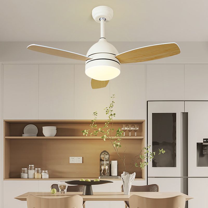 Metal Fan Shape Ceiling Fan Kid Style 1-Light Ceiling Fans Fixtures