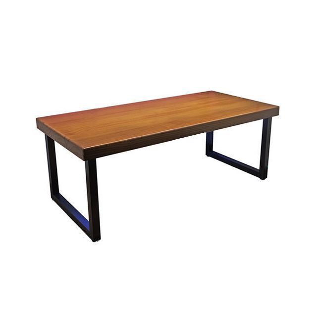 Modern Rectangle Wooden Office Desk Sled Base Task Desk for Office