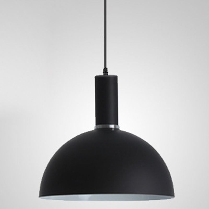 Metal Shaded Pendulum Light Nordic Style Single Suspension Lighting for Dining Room