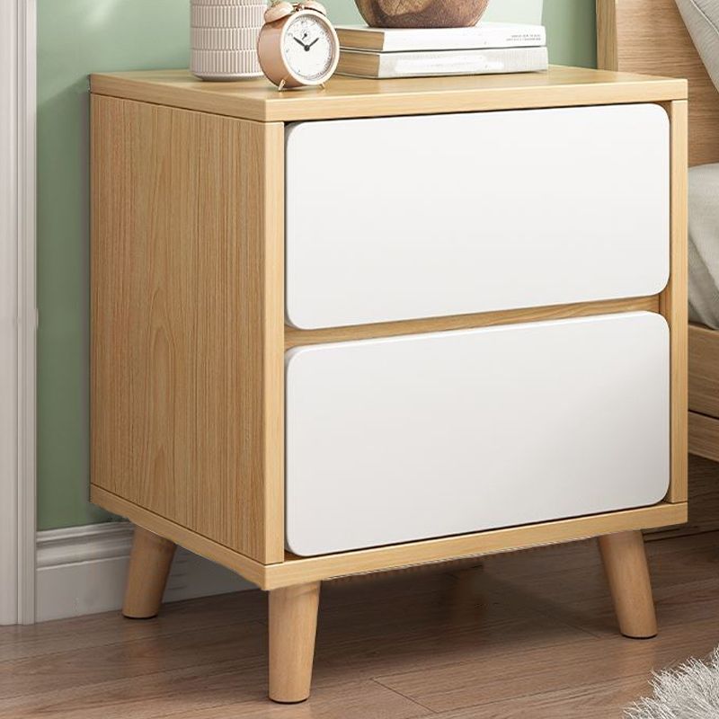 Modern Manufactured Wood Bed Nightstand Drawers Included Night Table for Bedroom