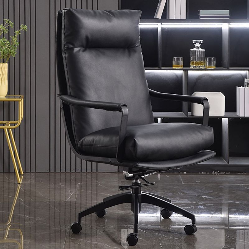 Modern Managers Chair Padded Arms Executive Chair with Wheels for Office