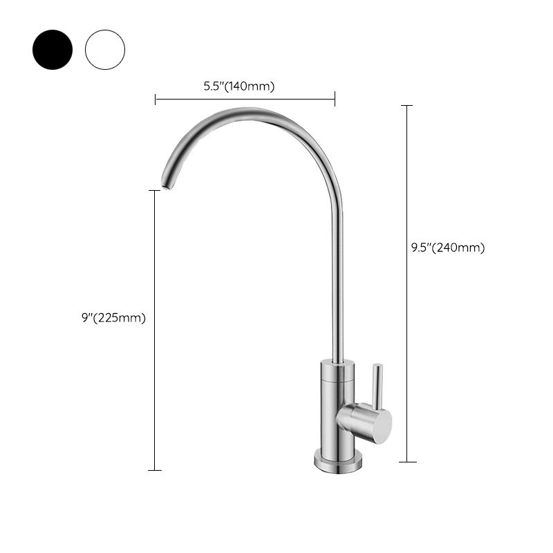 Contemporary Single Handle Kitchen Faucet Water Purification Direct Drinking Bar Faucet