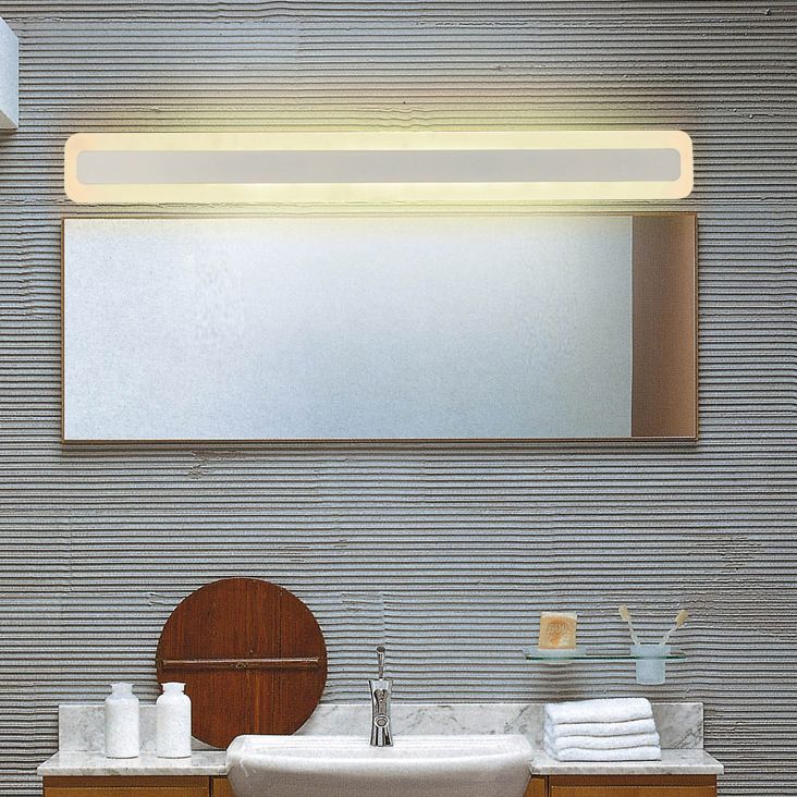 Modern Style Geometry Shape Sconce Lamp Metal 1 Light Wall Lights for Bathroom