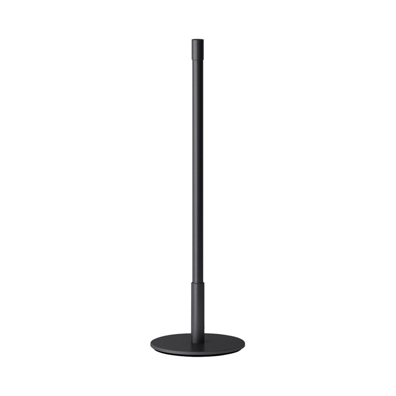 Plumb Rod Plug-In LED Night Light Simple Creative Bedside Table Lamp in Black, Warm/White Light