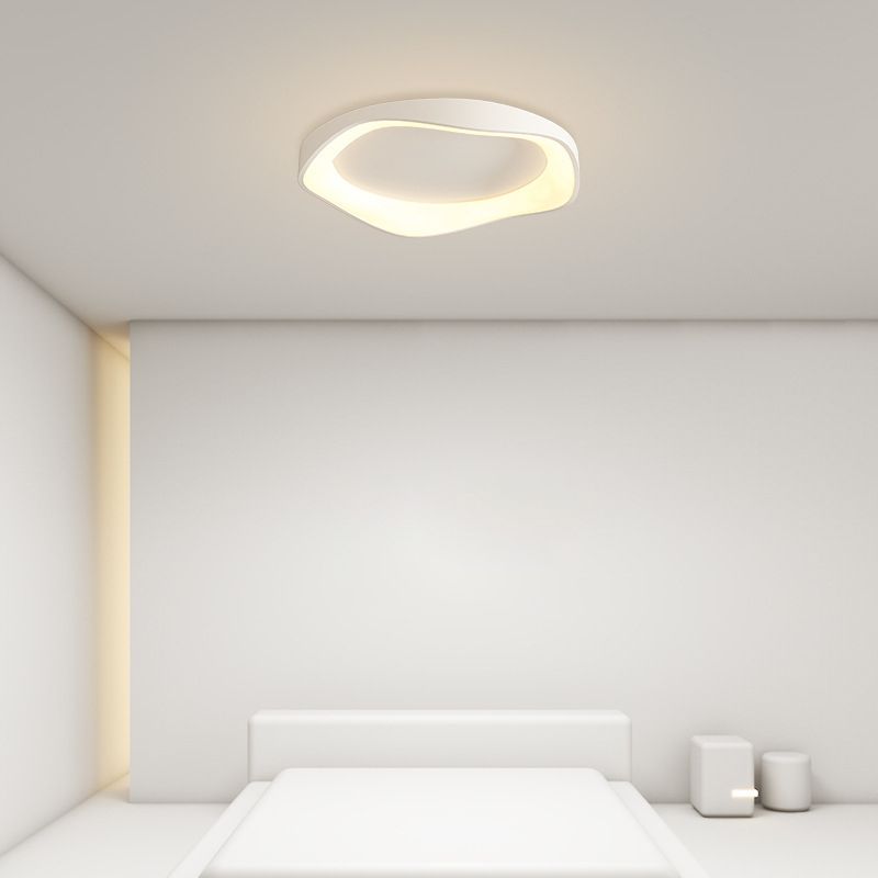 LED White Acrylic Ceiling Light Modern Flush Mount Lighting for Restaurant