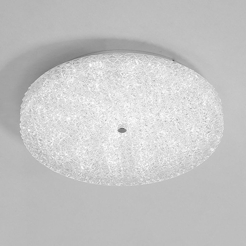 Minimalist Geometric Flush Ceiling Light Fixture Crystal 1 Light Flush Mount Lights