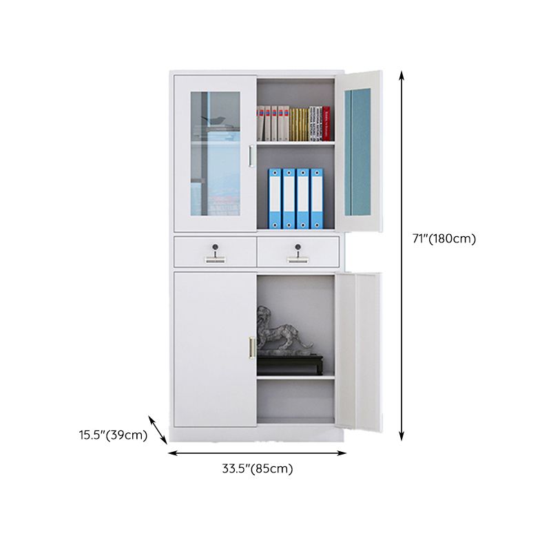 Glass File Cabinet Contemporary Storage Shelves Locking File Cabinet