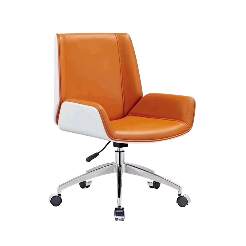 Modern Office Chair Tilt Mechanism Leather No Distressing Ergonomic Desk Chair