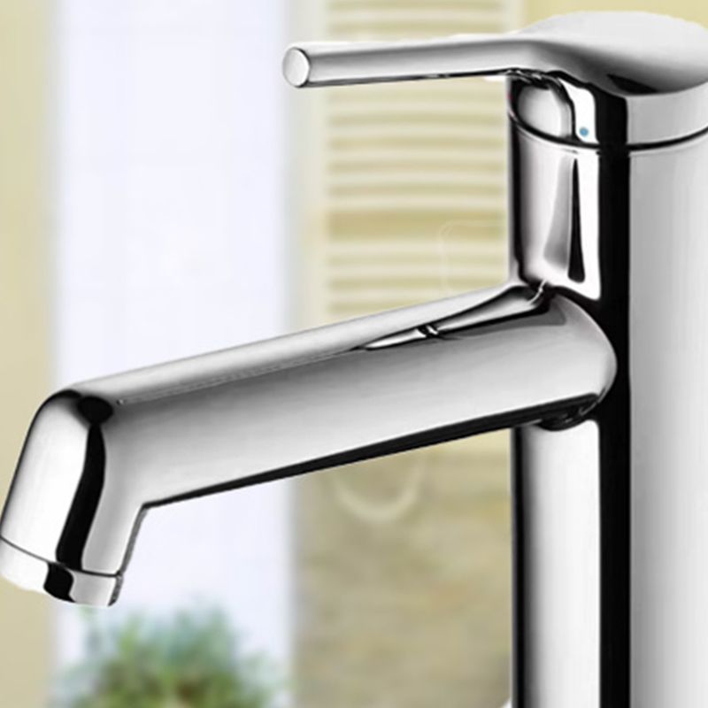 Contemporary Style Faucets Vessel Sink Bathroom Faucet with One Lever Handle