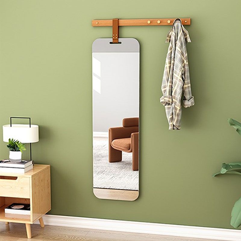 Wall-Mounted Hall Stand with Mirror Included  Hall Tree for Living Room