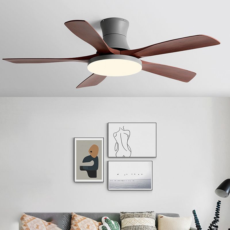 Nordic Ceiling Fan Light Fixture Modern LED Ceiling Lamp for Bedroom