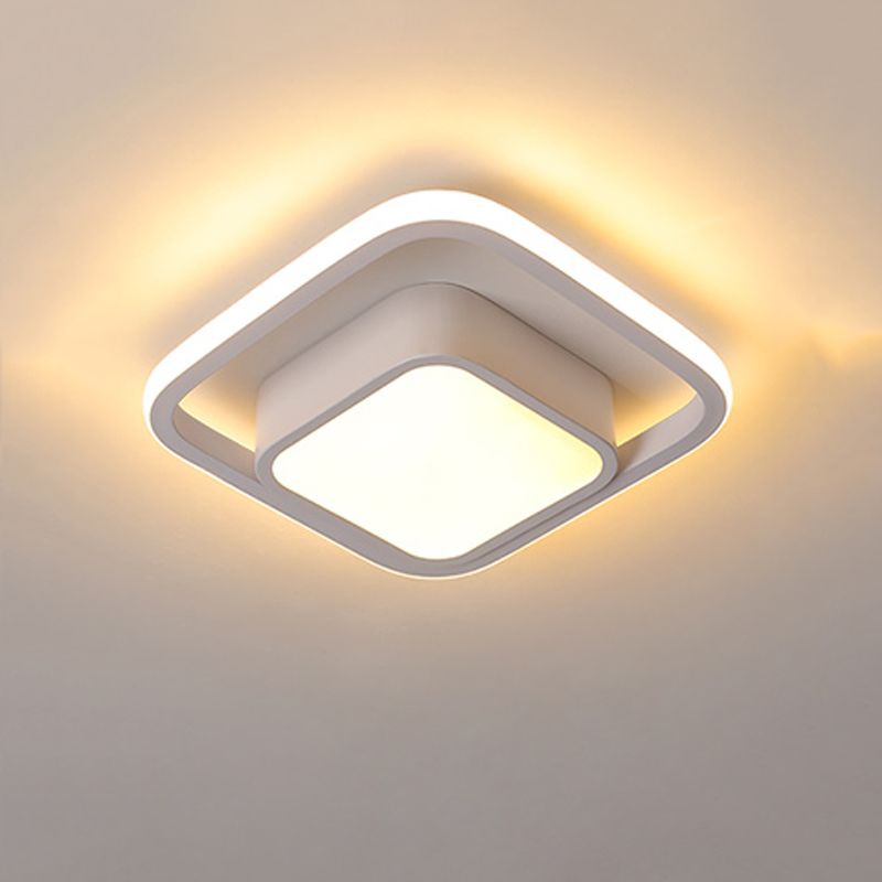 Nordic Style Aluminum Ceiling Light Geometry LED Ceiling Lamp for Living Room