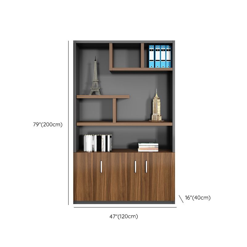 Vertical Contemporary Filing Cabinet Engineered Wood File Cabinet