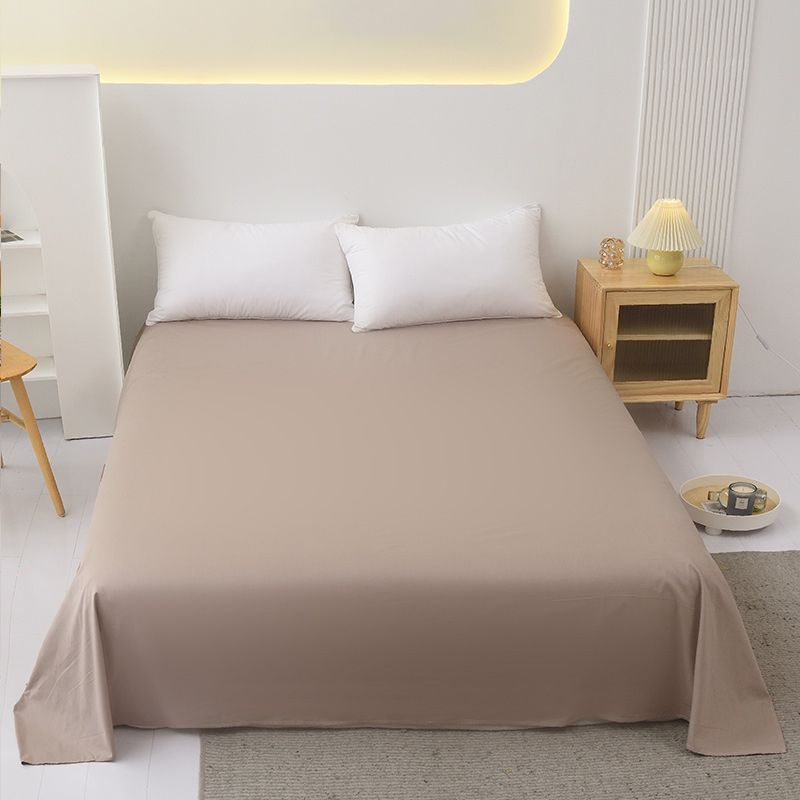 Whole Colored Sheets Twill Non-Pilling Soft Breathable Cotton Sheet Set