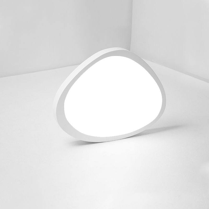 Plafoniera da soffitto a LED a triangolo in acrilico Lampada da soffitto color caramello Macaron Loft