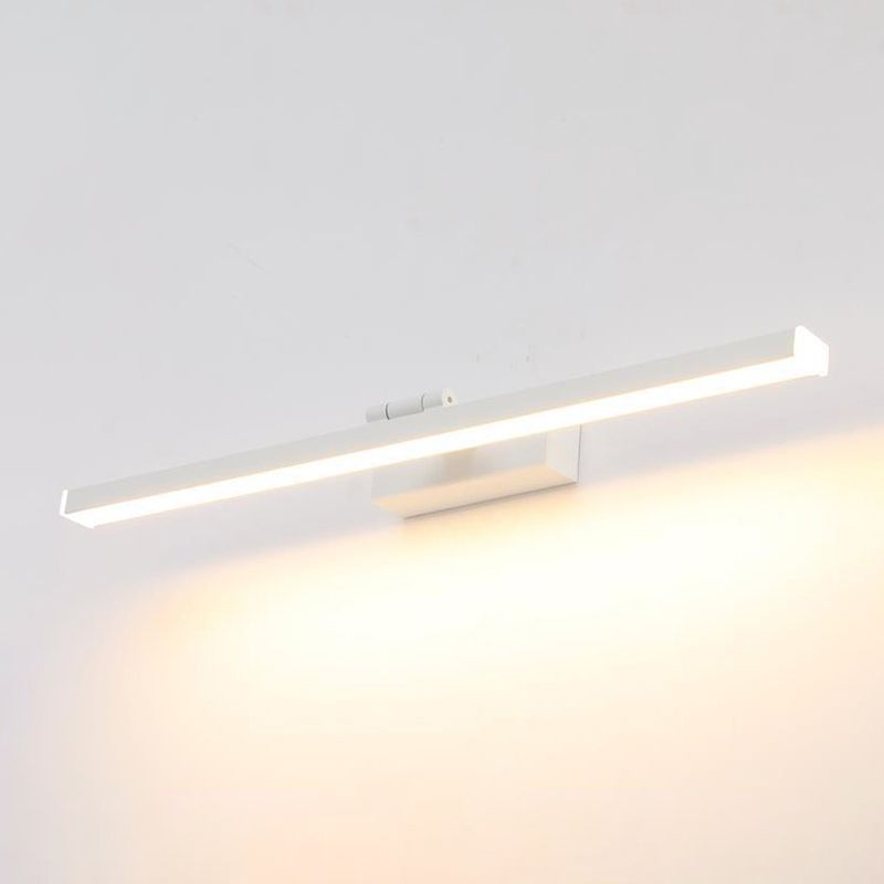 Minimalist Style Aluminum Vanity Mirror Light Rectangle Shape LED Vanity Lamp for Bedroom