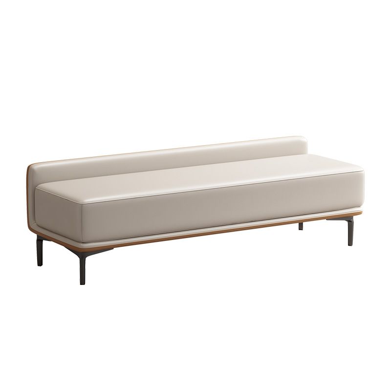 Modern Bedroom Bench Solid Color Seating Bench with Upholstered