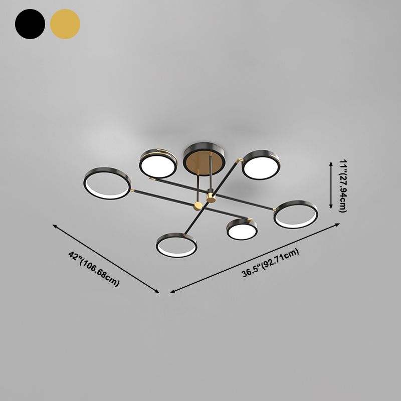 Multi-head inbouwarmatuur Moderne LED-plafondverlichtingsarmaturen voor eetkamer