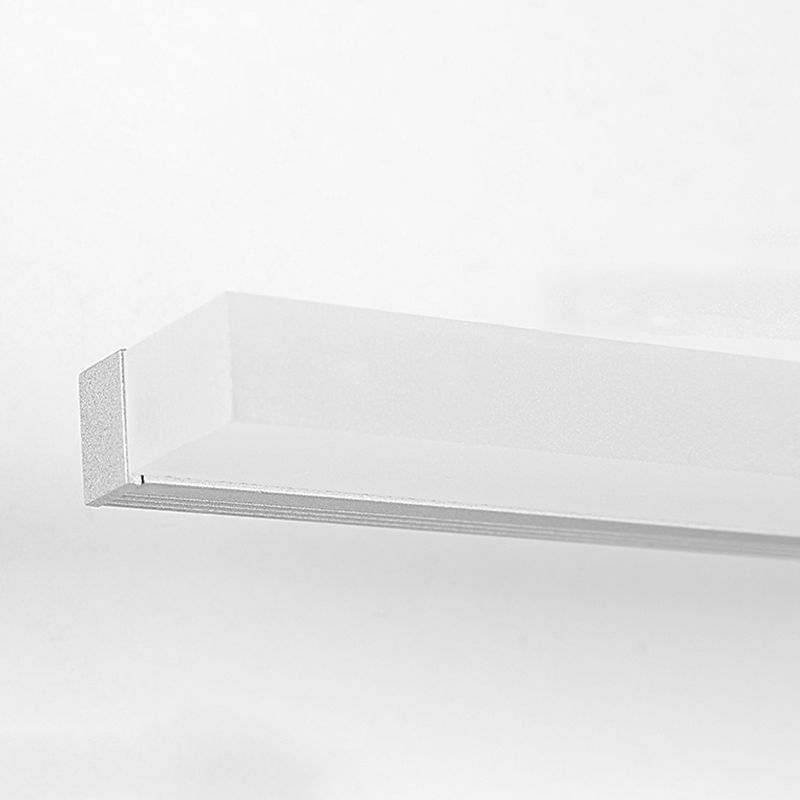 Ligera LED Luz contemporánea de espejo contemporáneo Iluminación frontal con sombra acrílica para el baño