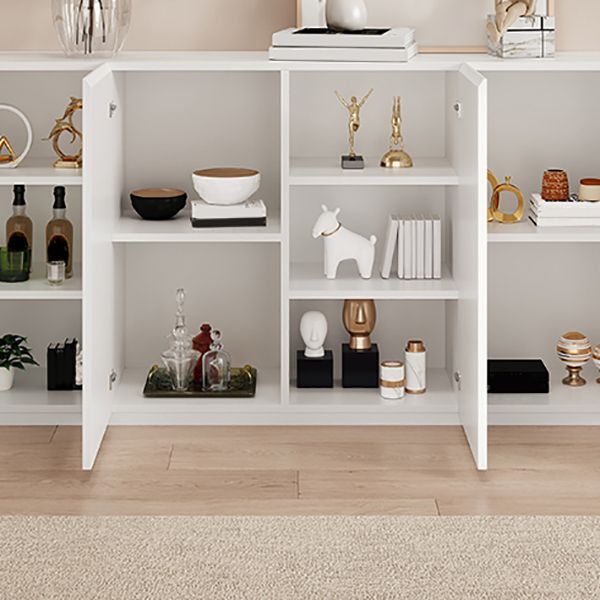 White Kitchen Sideboard Cabinet Contemporary Side Board for Home