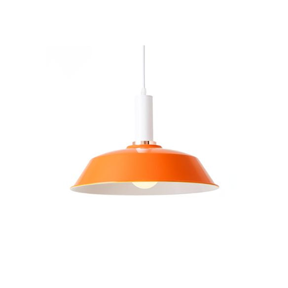 Lichtgroen/donkergroene schuur Opgehangen licht Modernistische stijl Metallic 1 lichte woonkamer Hanglamp