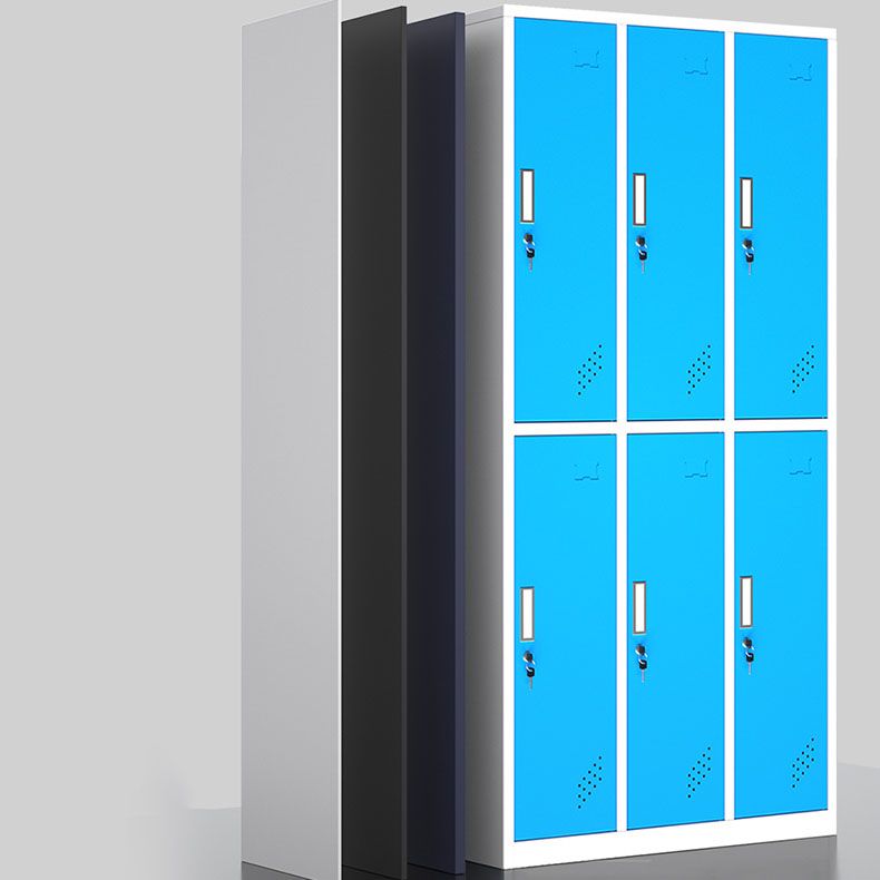 Steel Matte Finish Armoire Modern Storage Cabinet with Hinged Door