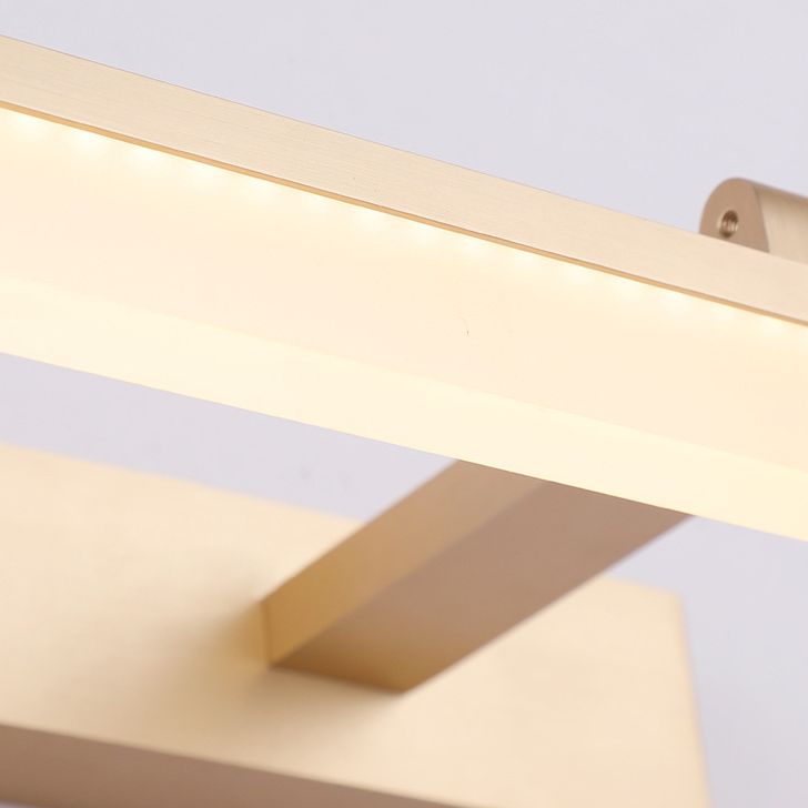 Simplicidad nórdica Luces de pared rectangulares Luz de plástico de plástico Accesorios para el baño