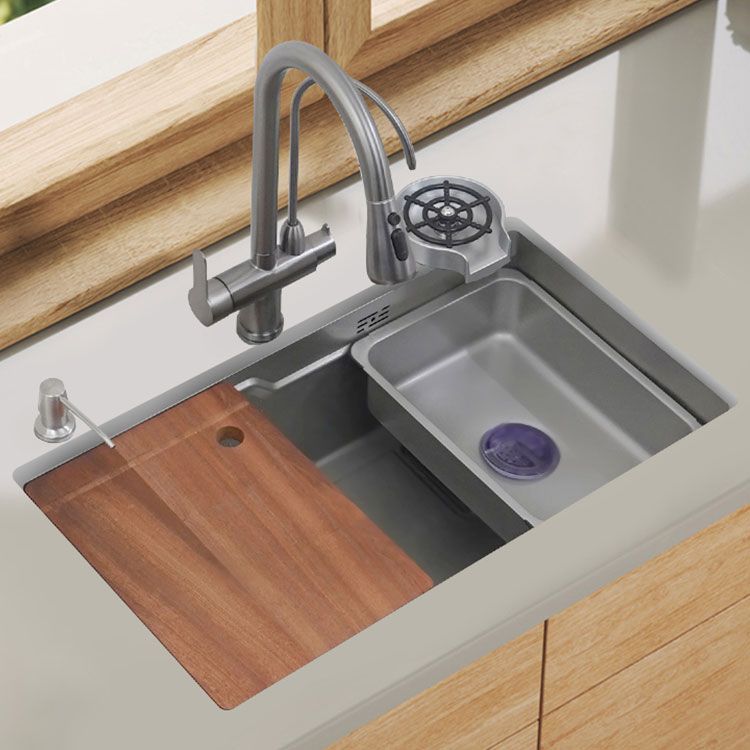 Modern Style Kitchen Sink Rectangle Shape Kitchen Sink with Single Bowl