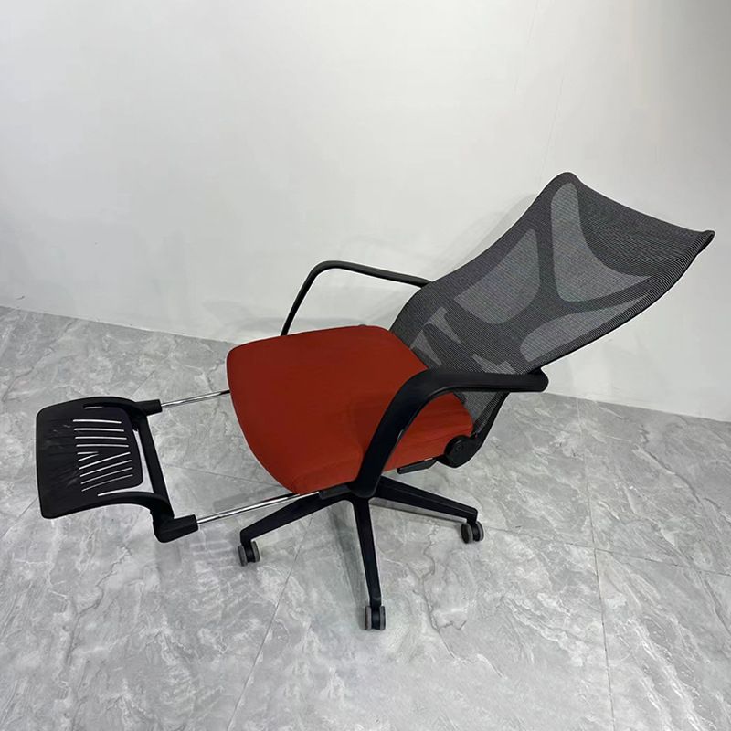 Modern Desk Chair Mesh Computer Chair High-Back Chair in Green/Orange/Black/Gray