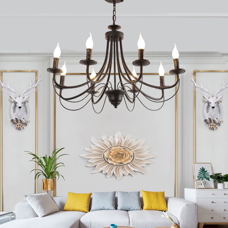 Unique Shape Pendant Chandeliers Contemporary Metal Chandelier Light Fixtures