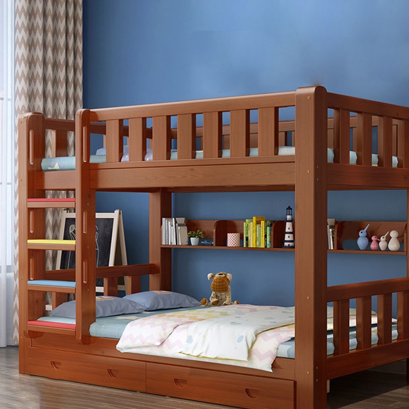 Mid-century Modern No Theme Kid Bed Solid Wood Standard Bunk Bed