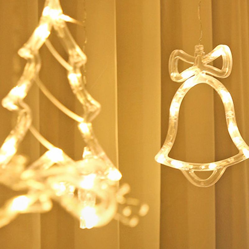 Christmas LED Decorative Lamp in Modern Romantic Style Plastic Indoor String Lights