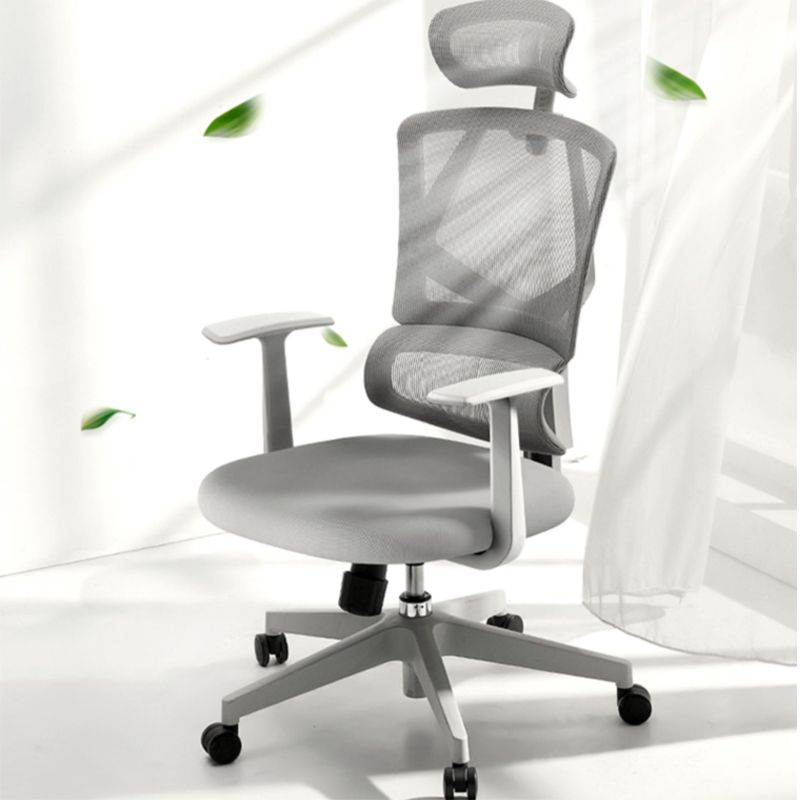 Removable Arms Desk Chair Modern Adjustable Seat Height Swivel Chair