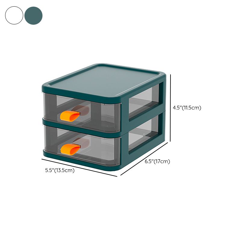 Transparent File Cabinet Vertical Plastic File Cabinet with Drawers for Home or Office