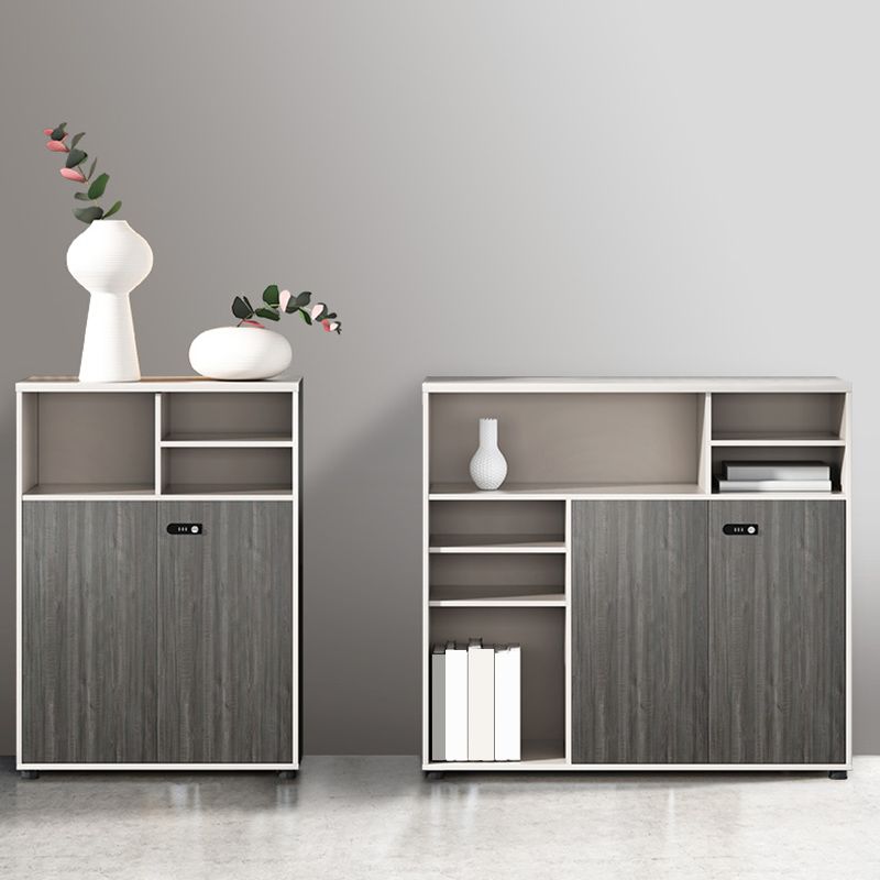 Modern File Cabinets Solid Wood Solid Color Vertical File Cabinet with Key Lock